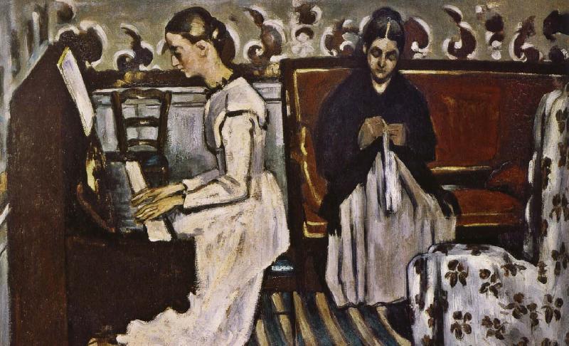 Paul Cezanne playing Sweden oil painting art